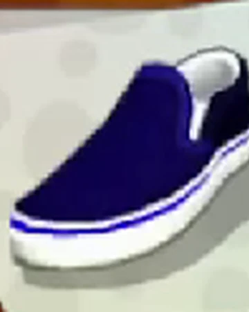blue slip ons