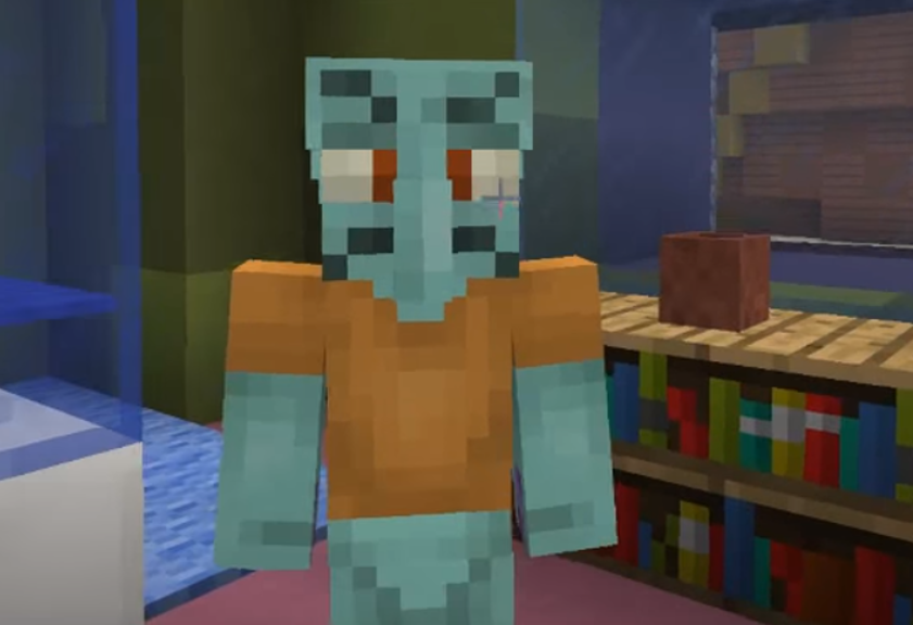 Squidward Tentacles Minecraft Spongebob Fanon Wiki Fandom