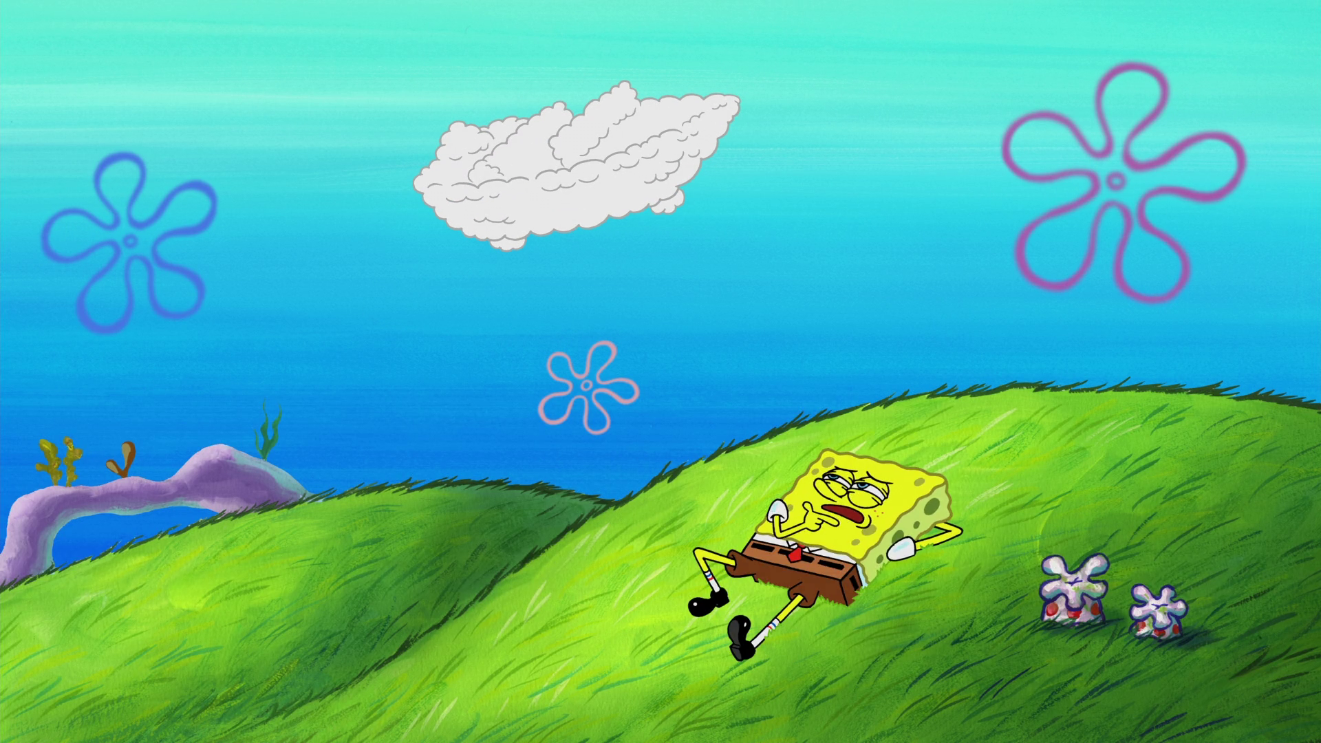 Spongebob Squarepants Wallpaper Jellyfish Fields