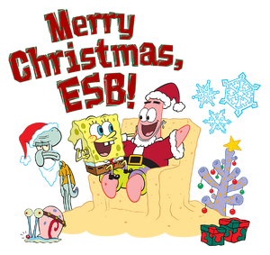 ESB Christmas scene