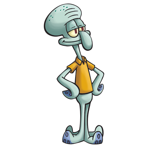 Squidward Spongebob Characters Png