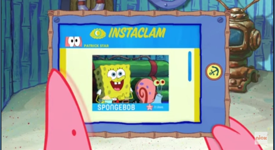 SpongeBob SquarePants (character)/gallery/Patrick Star Checks His