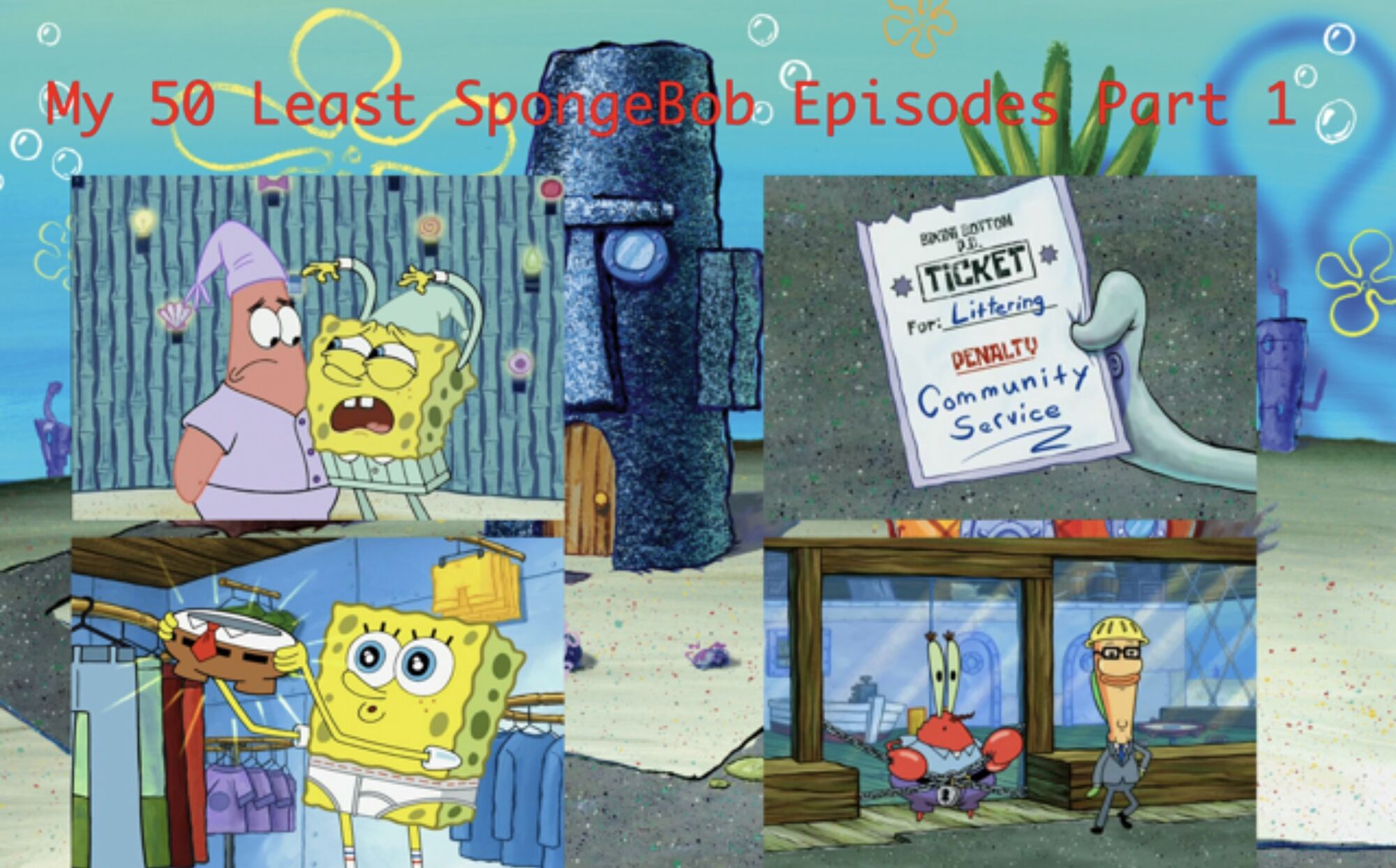 User Blogemuluke23my 50 Least Favorite Spongebob Episodes Part 1 7341