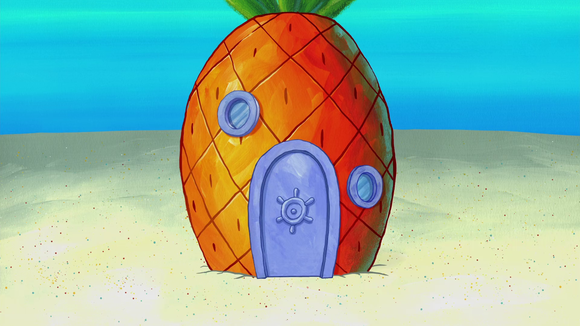 How To Draw Spongebobs House