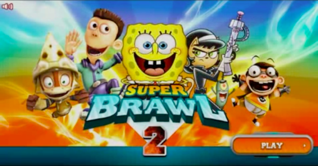 spongebob nick super brawl 2
