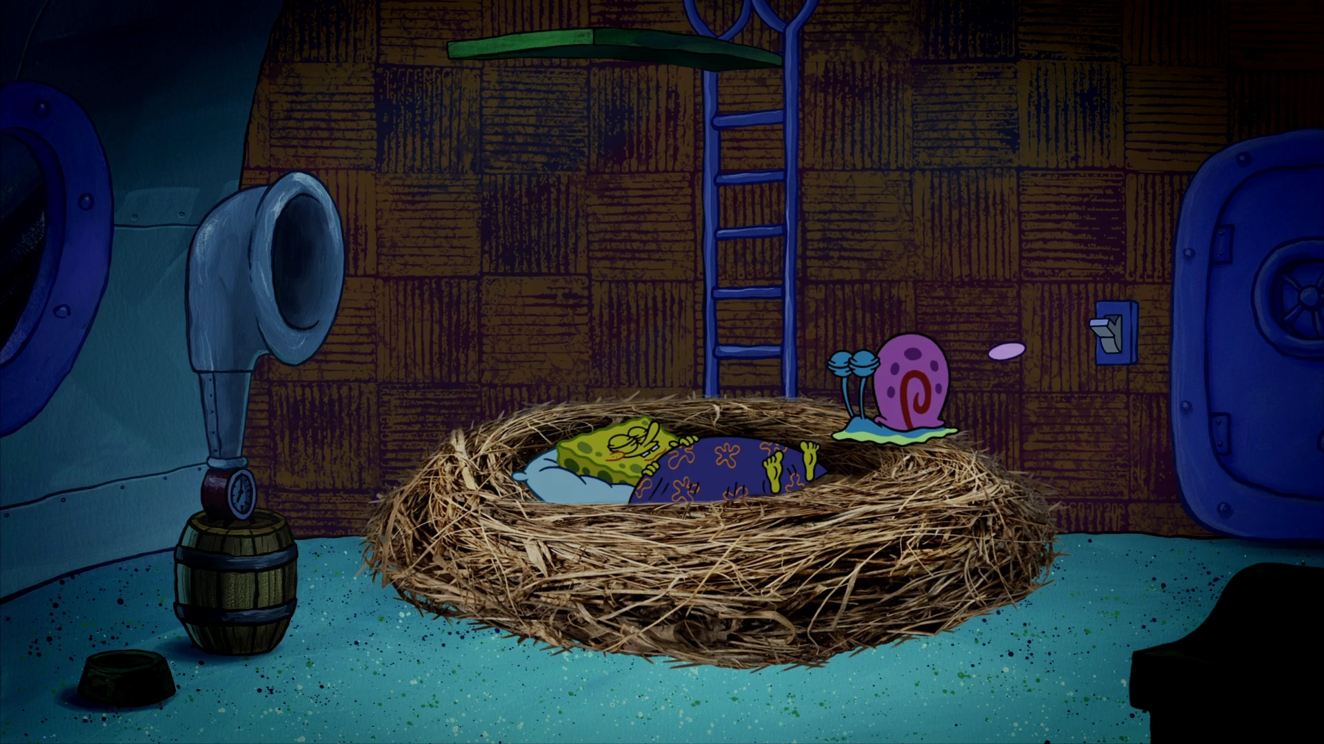 SpongeBob's alarm clock/gallery/The Clam Whisperer Encyclopedia
