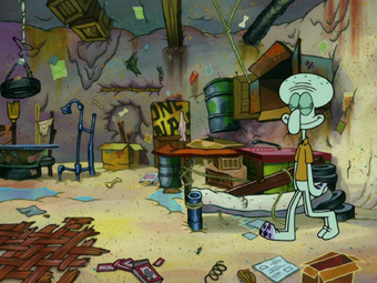 Squidward S Trash House Encyclopedia Spongebobia Fandom