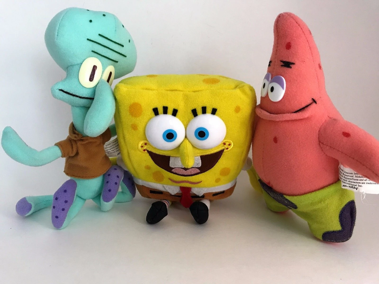 Image SpongeBob SquarePants 7” Plush & Patrick & Squidward Doll