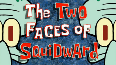 The Two Faces Of Squidward Encyclopedia Spongebobia Fandom - spongebob pants face 5 low price roblox