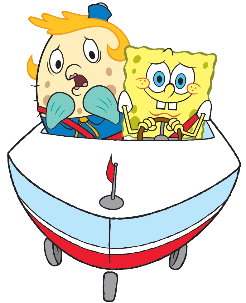 Image SpongeBob SquarePants Mrs. Puff with SpongeBob Driving in
