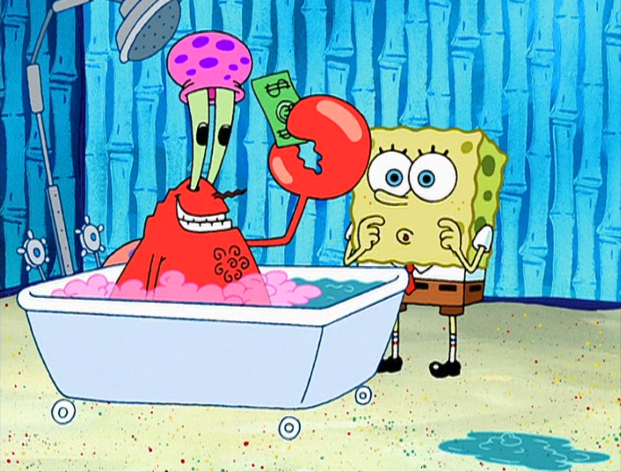 Eugene H Krabsgallerygary Takes A Bath Encyclopedia Spongebobia Fandom Powered By Wikia 8501