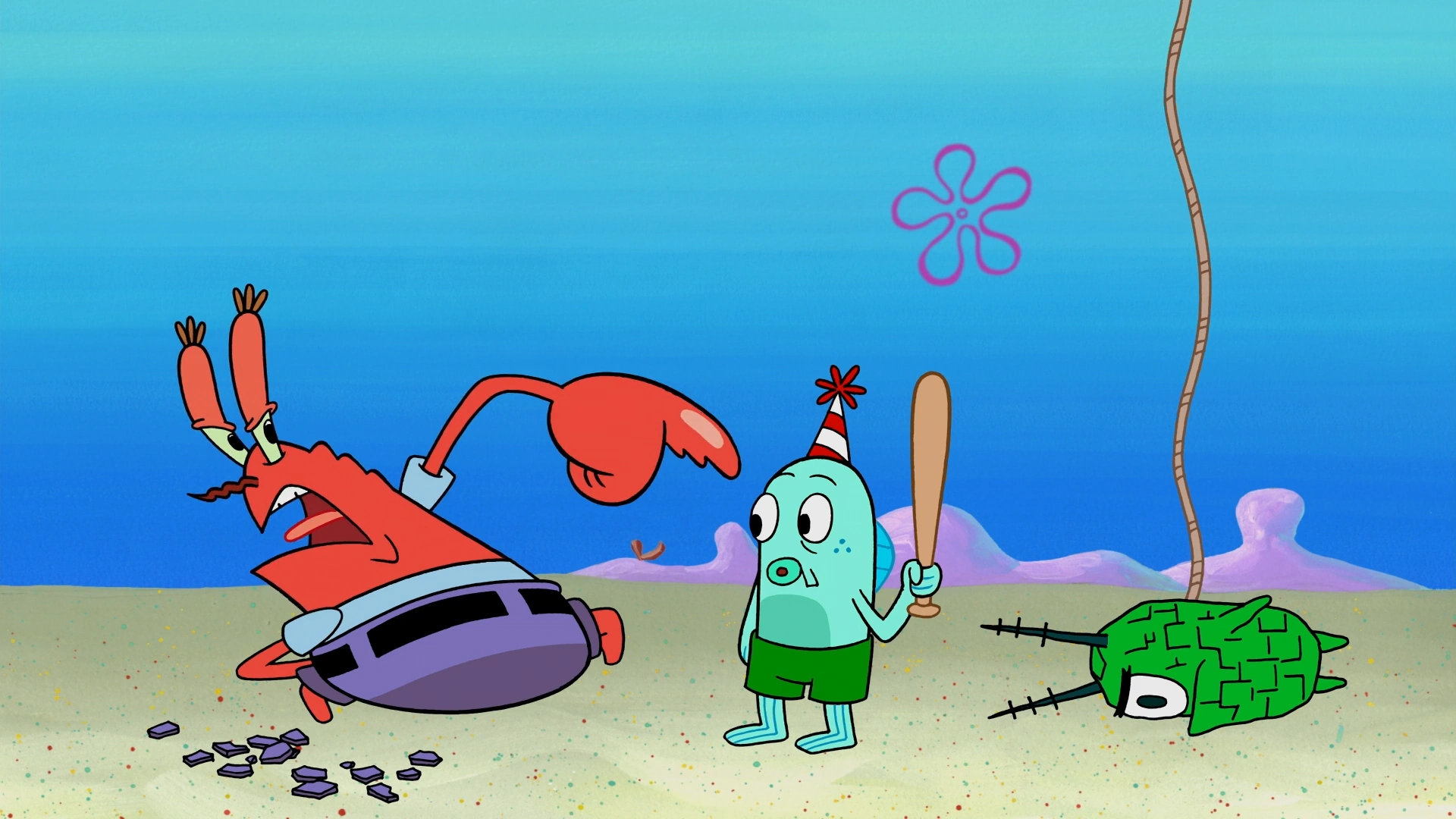 spiky shoes spongebob