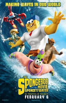 Sponge out of water poster 2