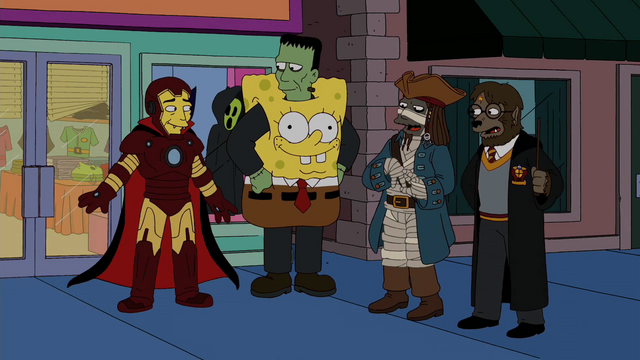Image - The Simpsons - Treehouse of Horror XX - Monsters dressed.png