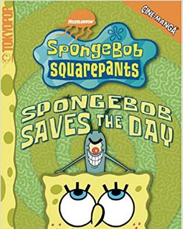 Spongebob Saves The Day Cine Manga Book Encyclopedia