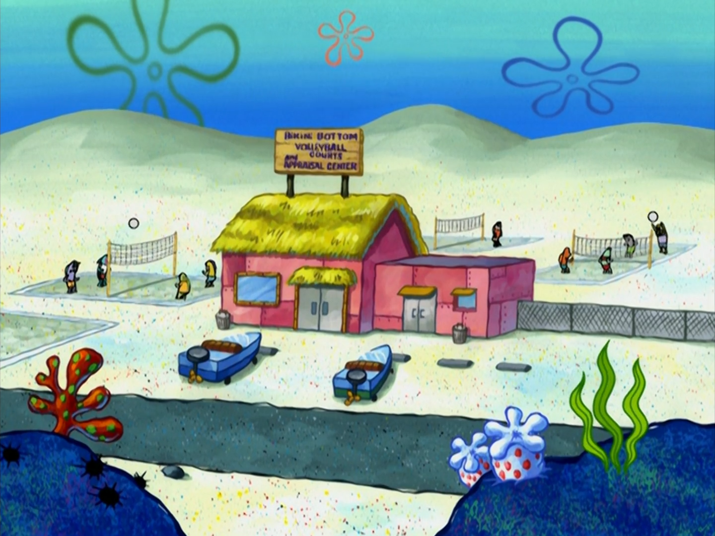 Bikini Bottom Volleyball Courts and Appraisal Center Encyclopedia