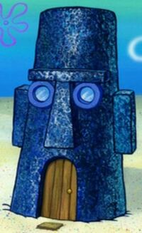 Squidward's Moai emoji home - iFunny