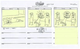 Someone's in the Kitchen with Sandy storyboard-137
