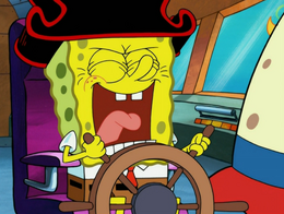 SpongeBob's detached tongue mistake in Nautical Novice