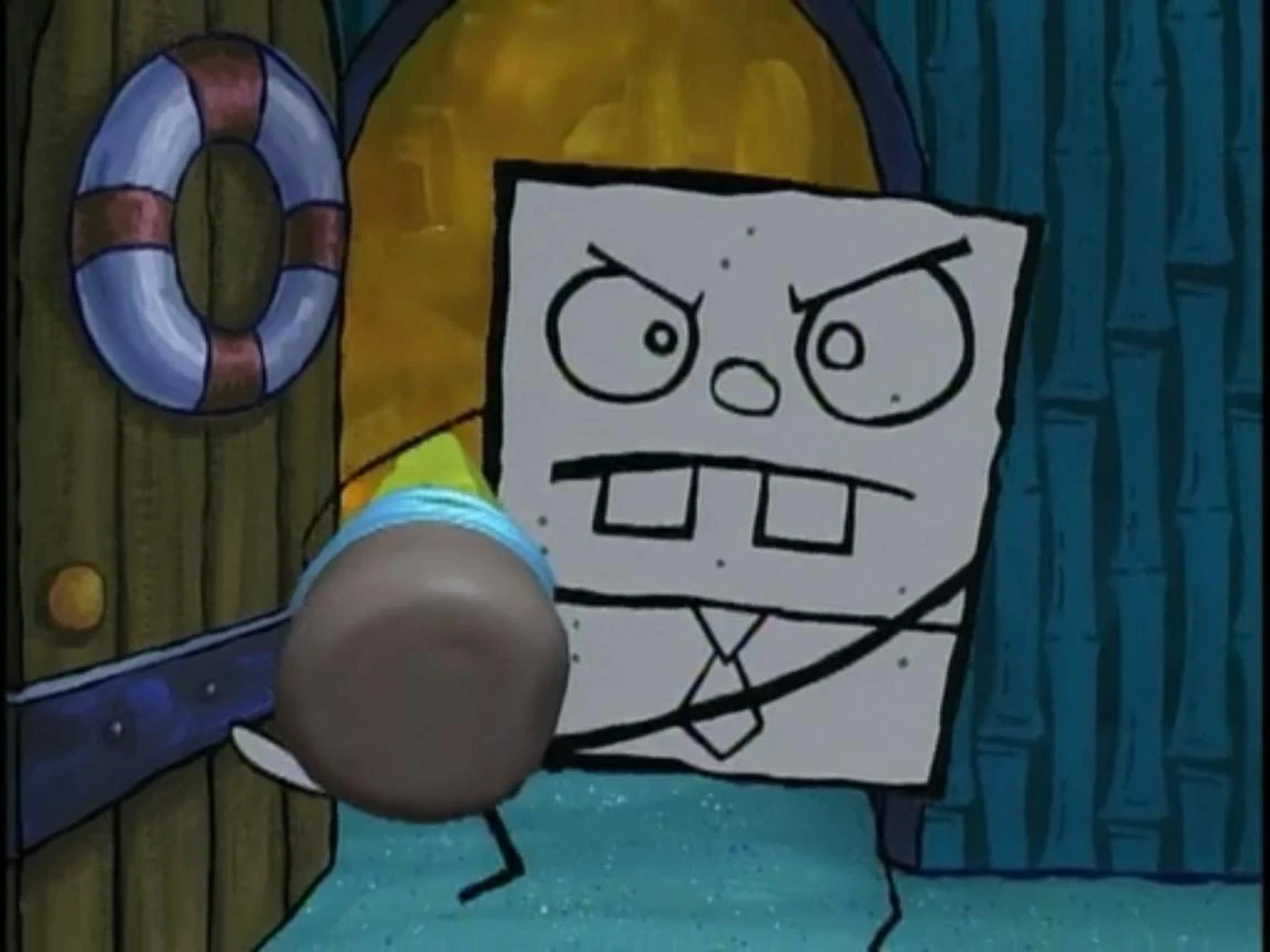 Spongebob Schwammkopf Punkt Punkt Komma Strich