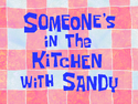 Someone&#039;s in the Kitchen with Sandy title card