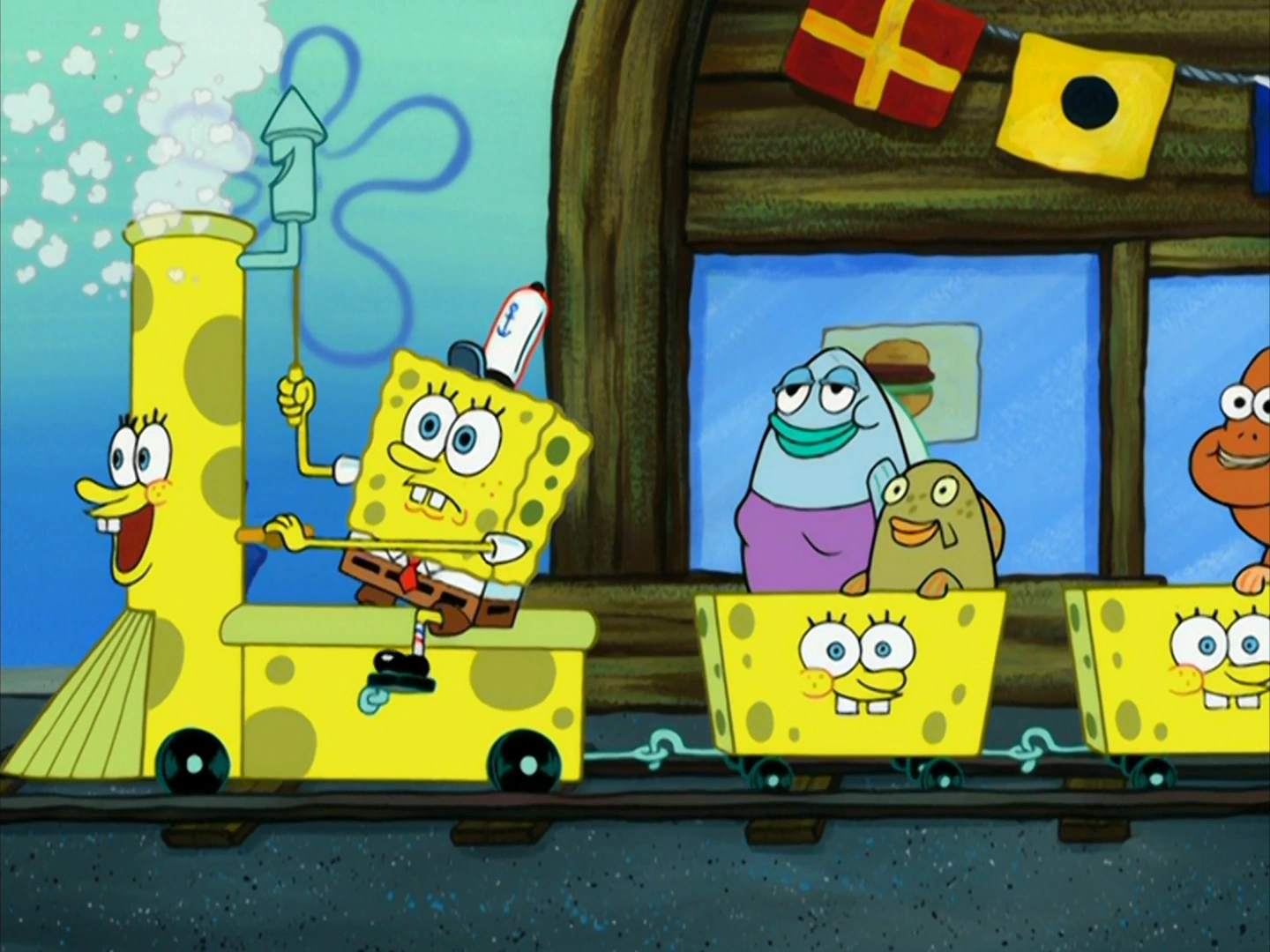 Krusty Sponge Fun Train/gallery Encyclopedia SpongeBobia Fandom