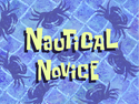Nautical Novice title card