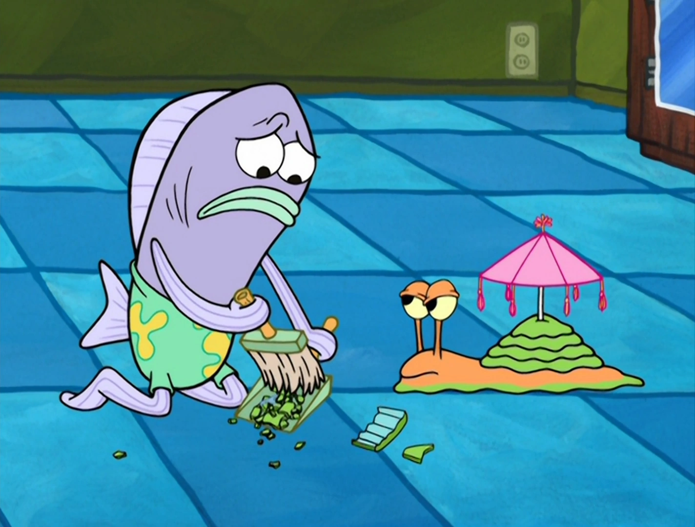 Snail in Angry Jack's commercial Encyclopedia SpongeBobia Fandom