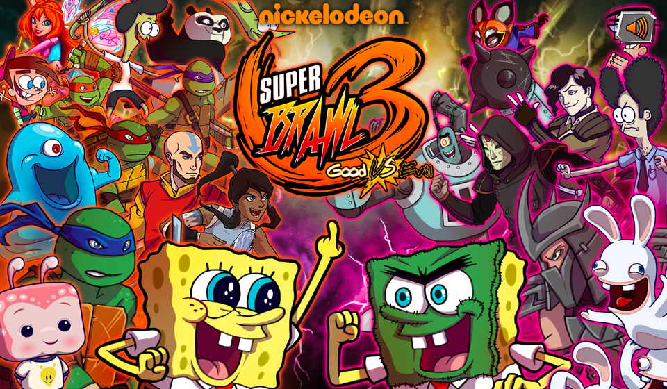 Nick games super brawl 3 good vs. evil