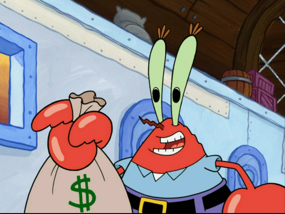 Image Mr Krabs And Moneypng Encyclopedia SpongeBobia FANDOM