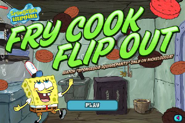 spongebob cooking games flip or flop