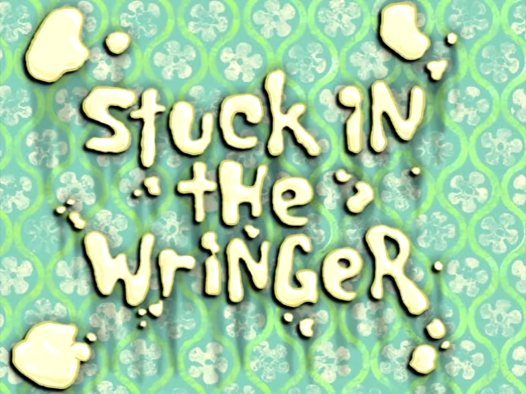 Image result for stuck in the wringer