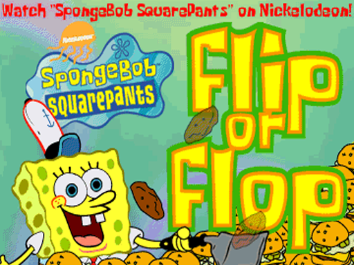 spongebob flip flop game
