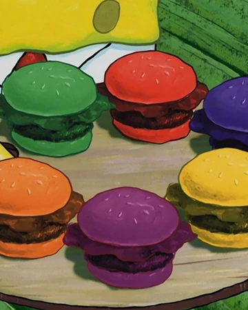 Colored Krabby Patties Spongebob Squarepants Krabby P - vrogue.co