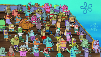 Spongebob Background Characters Wallpaper