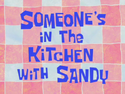 Someone&#039;s in the Kitchen with Sandy