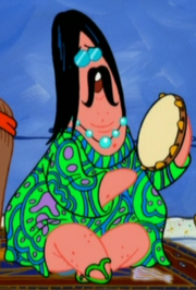 Patrick as a Hippy