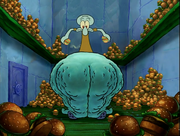 Squidward ate too many Krabby Patties