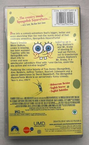 The SpongeBob SquarePants Movie (UMD) | Encyclopedia SpongeBobia | Fandom