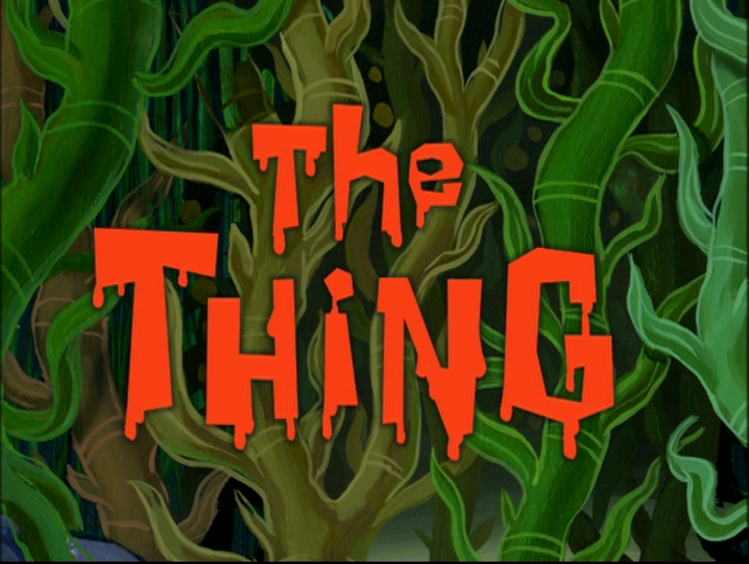 Resultado de imagem para spongebob the thing