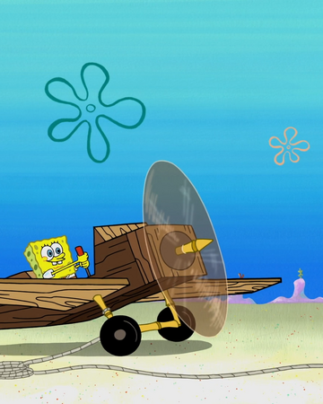 spongebob airplane toy