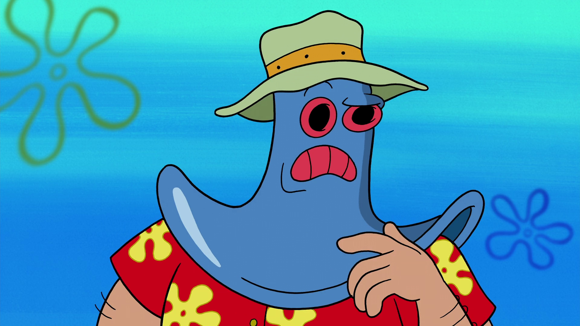 spongebob man ray black manta