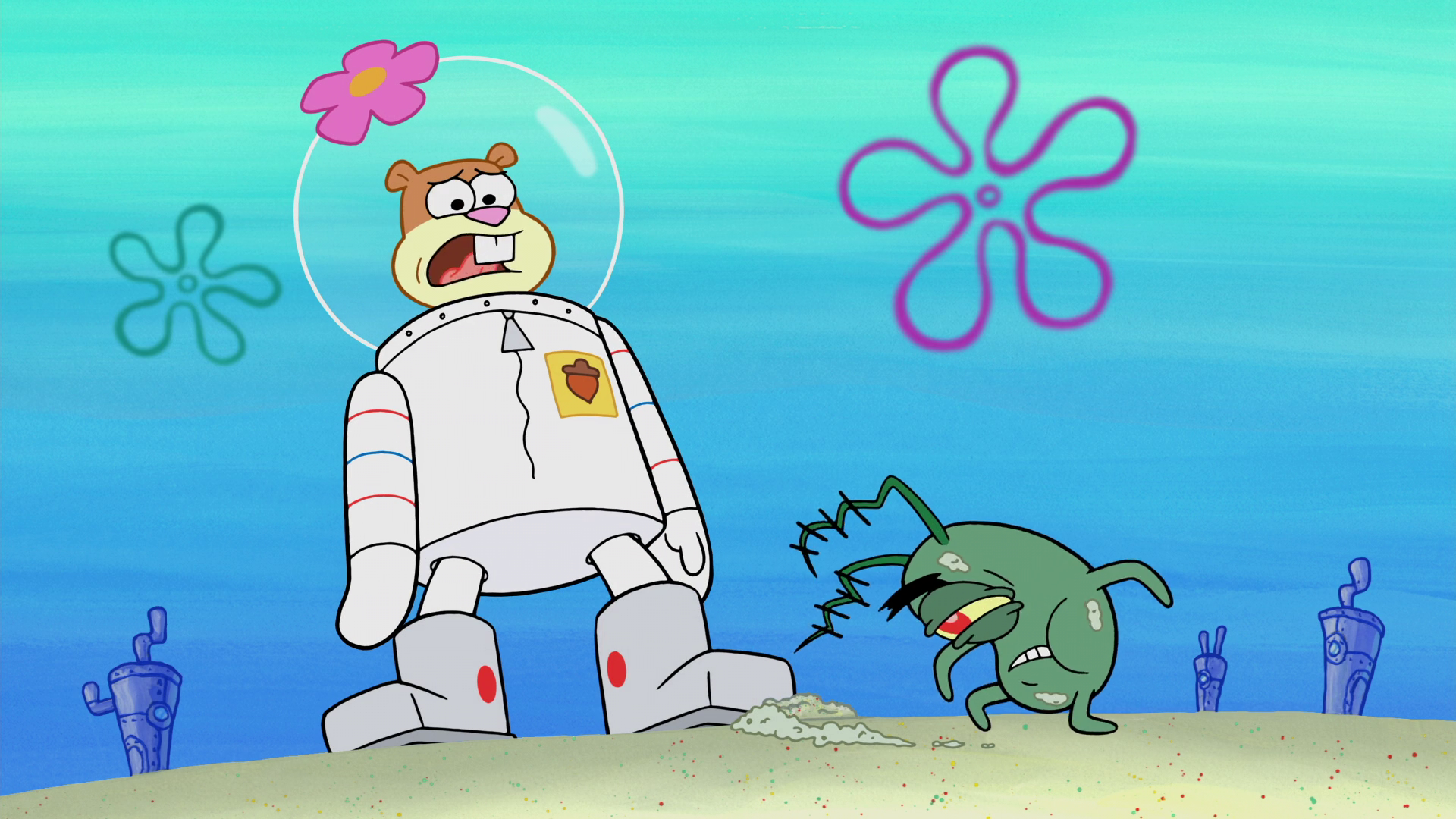 Сэнди и планктон