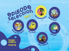 Disc 1 episode selection menu 1-0