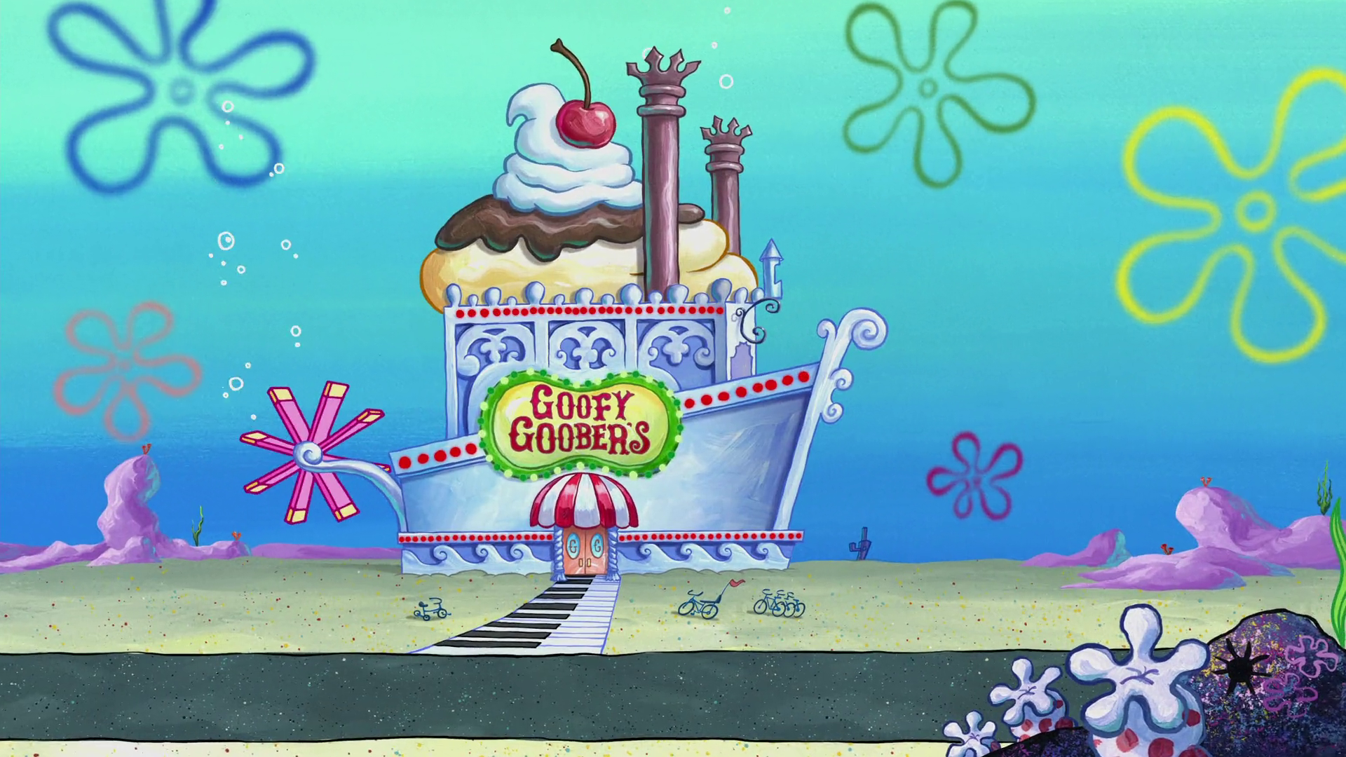 Goofy Goober's Ice Cream Party Boat | Encyclopedia SpongeBobia ...