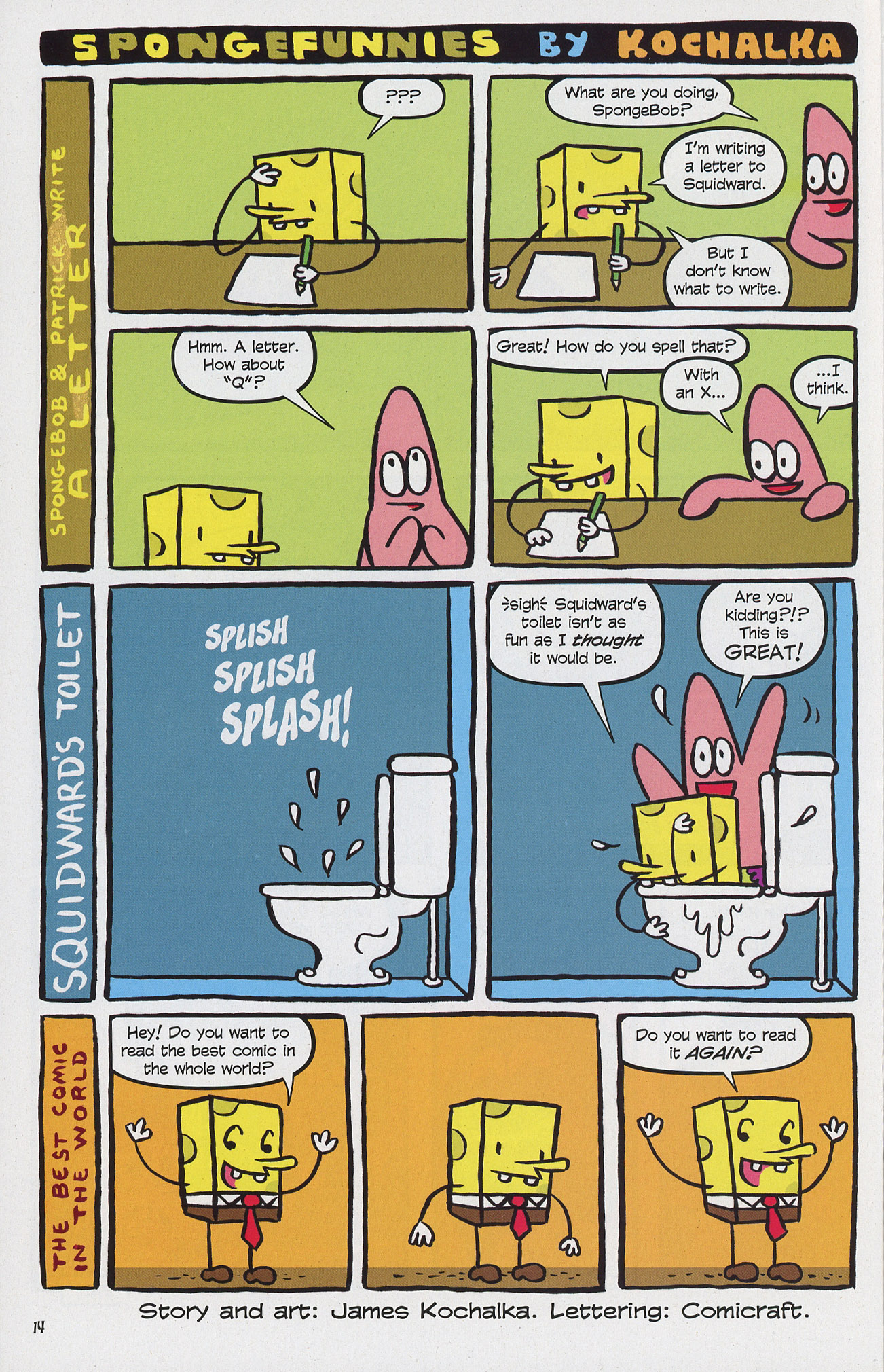 Spongefunnies Spongebob Comics No 4 Encyclopedia Spongebobia 8137