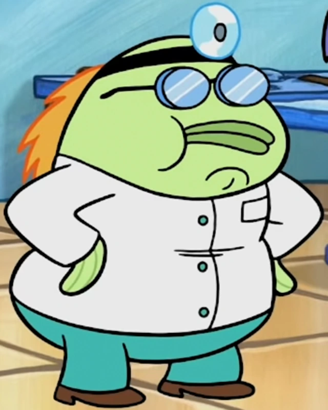 Unnamed green doctor Encyclopedia SpongeBobia Fandom