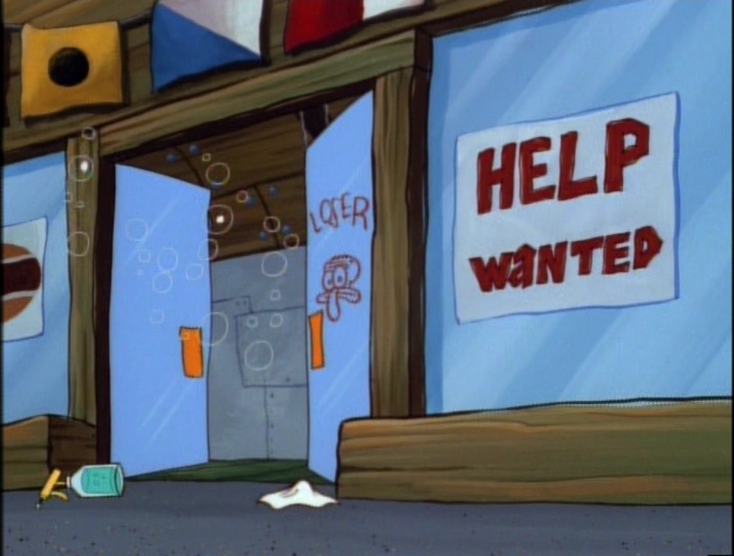 Help Wanted sign/gallery Encyclopedia SpongeBobia Fandom
