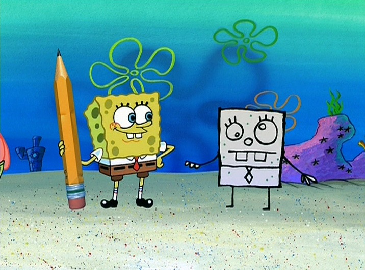 spongebob squarepants doodlebob and the magic pencil game
