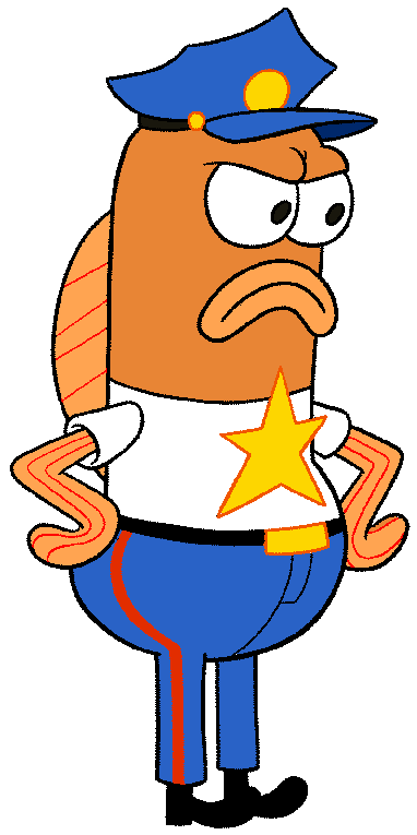 Orange cop | Encyclopedia SpongeBobia | Fandom